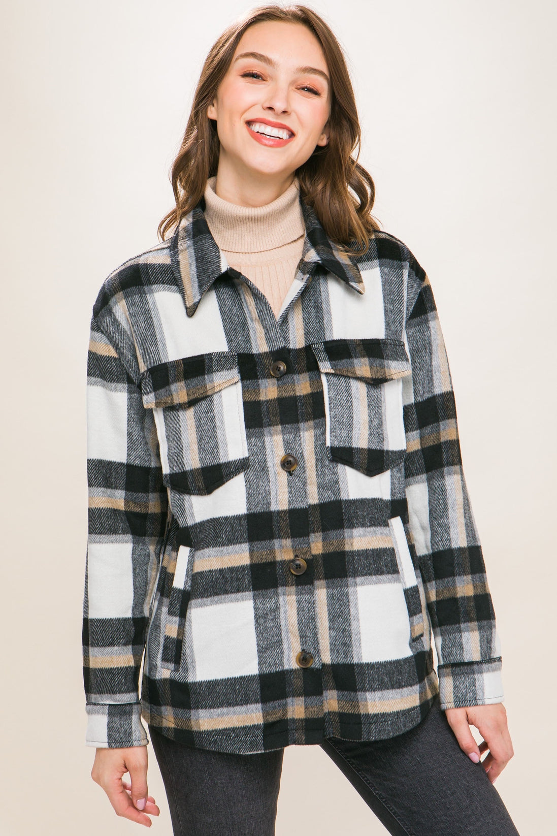 Soft Plaid Shacket