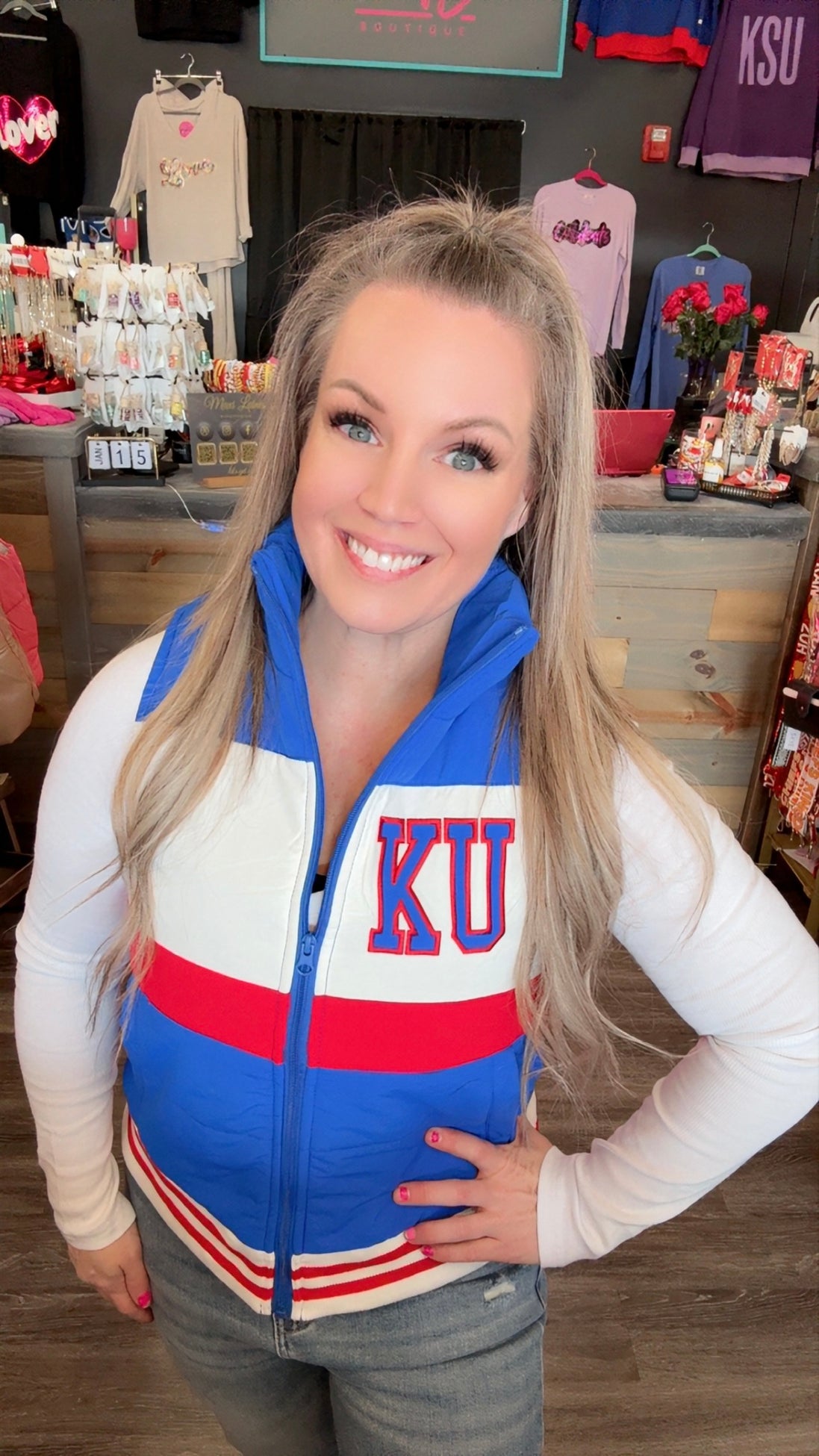 KU Varsity Vest