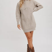 Chunky Waffle Hooded Tunic