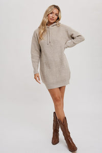 Chunky Waffle Hooded Tunic