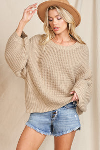 Boxy Knit Sweater