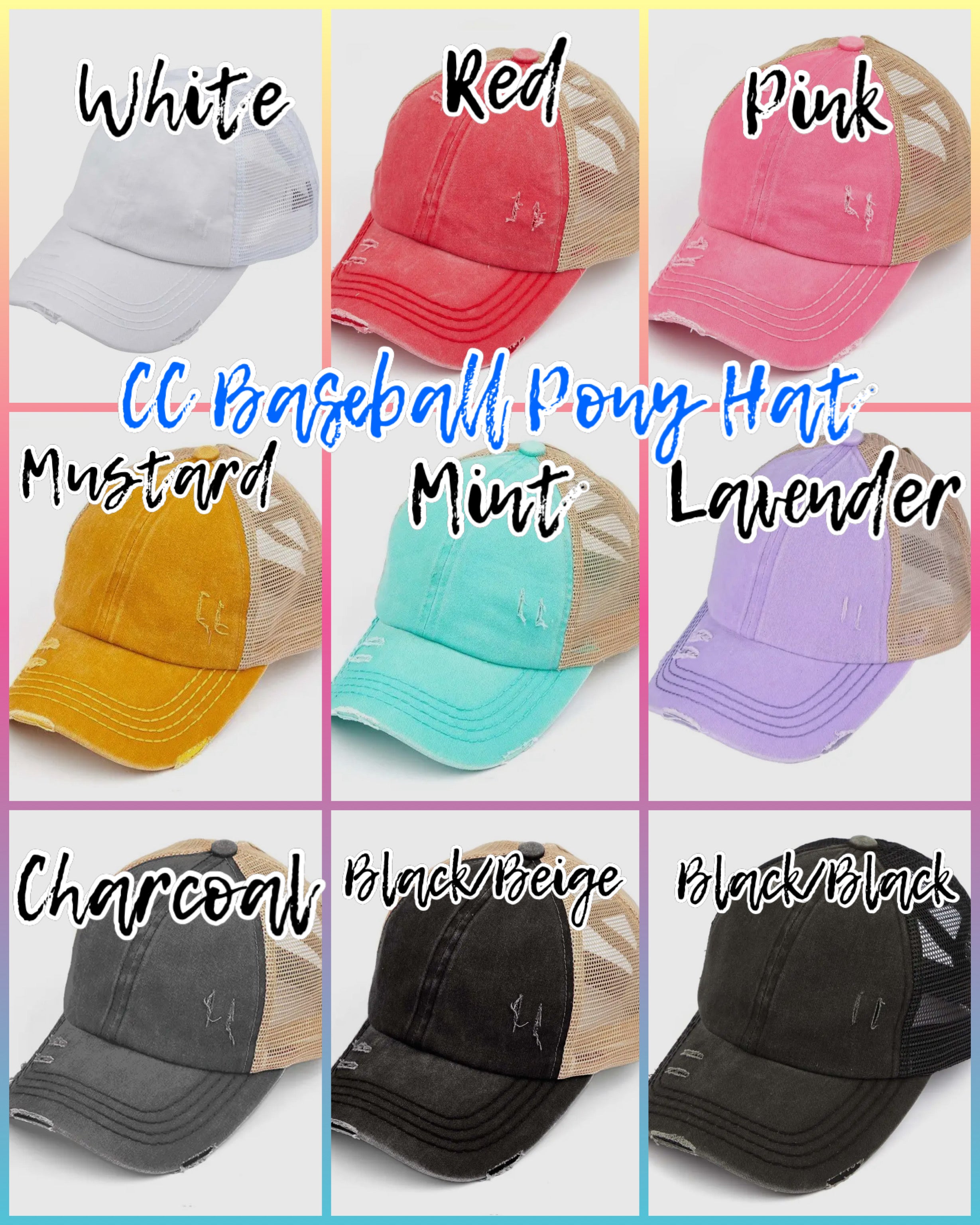 CC Baseball Hat Bar Ticket