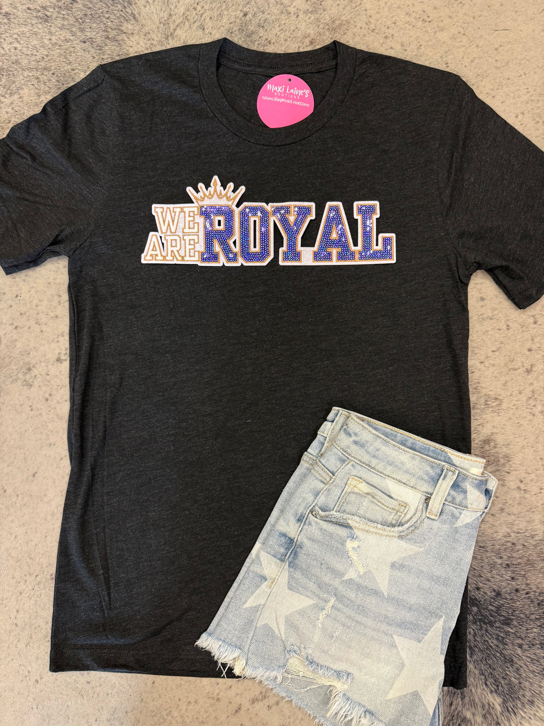 We Are Royals Tee w/Sequin Patch