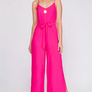 Cami Jumpsuit with Waist Sash