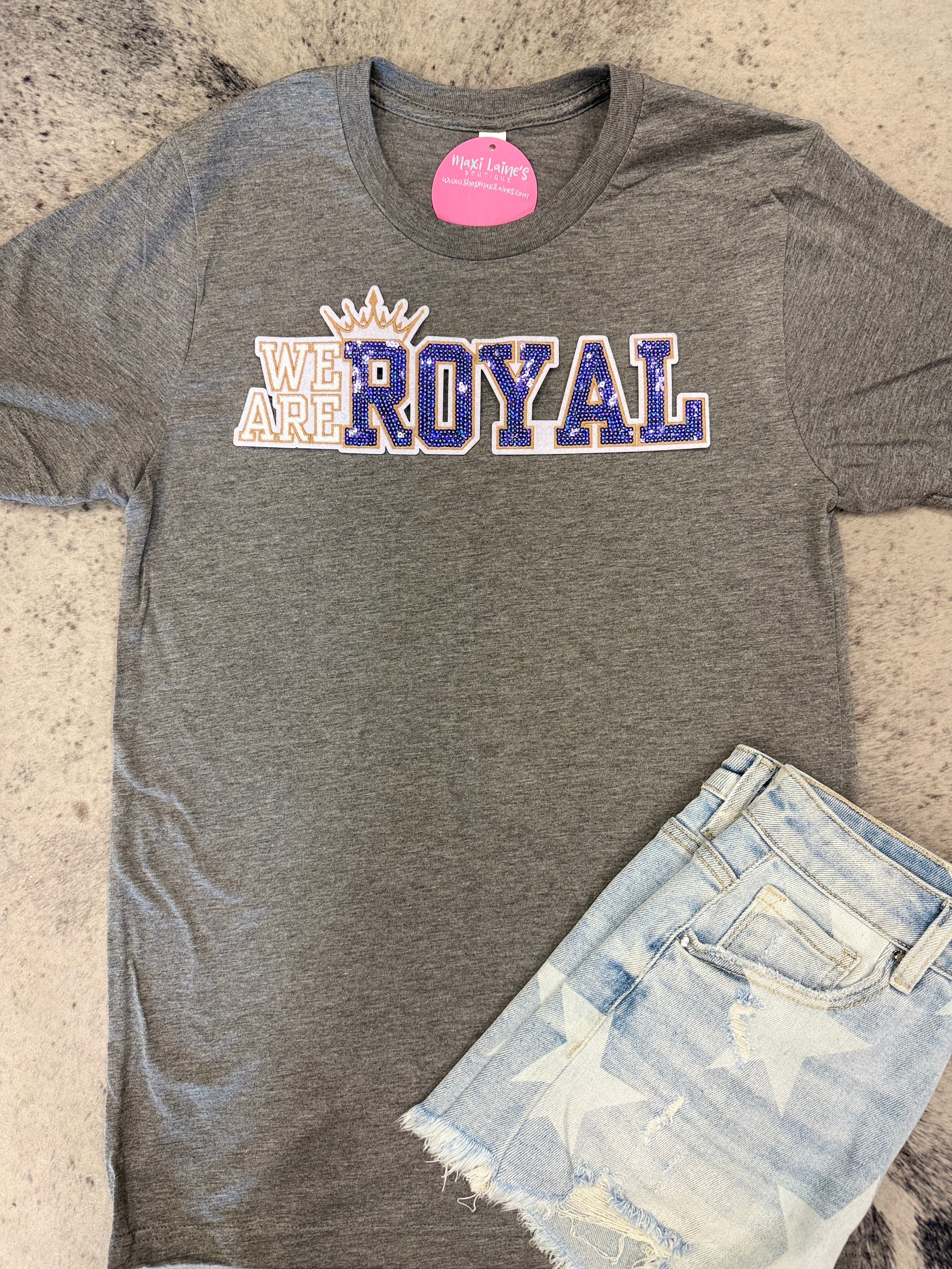 We Are Royals Tee w/Sequin Patch