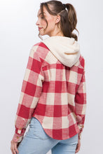 Load image into Gallery viewer, Hooded Plaid Top
