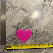 Lover Sequin X-Large Patch (Valentine’s Collection)