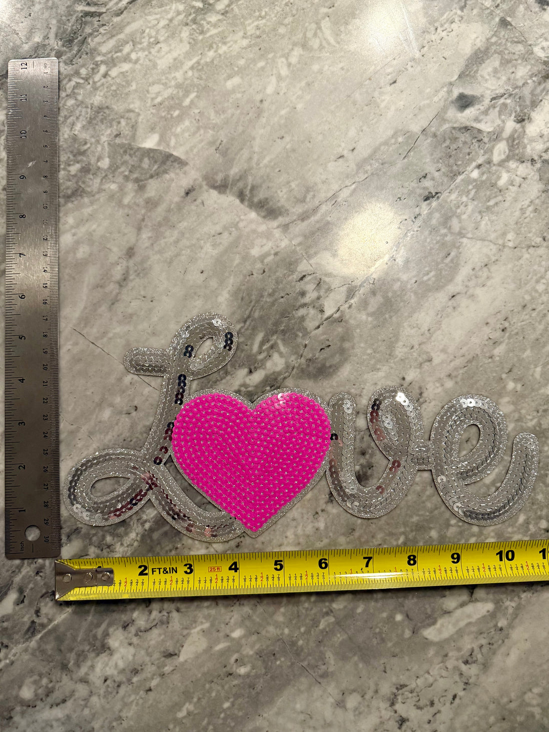Lover Sequin X-Large Patch (Valentine’s Collection)