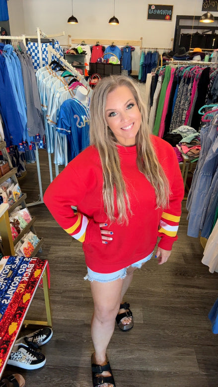 Red Zone Long Sweatshirt