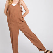 Front Pocketed Jumpsuit