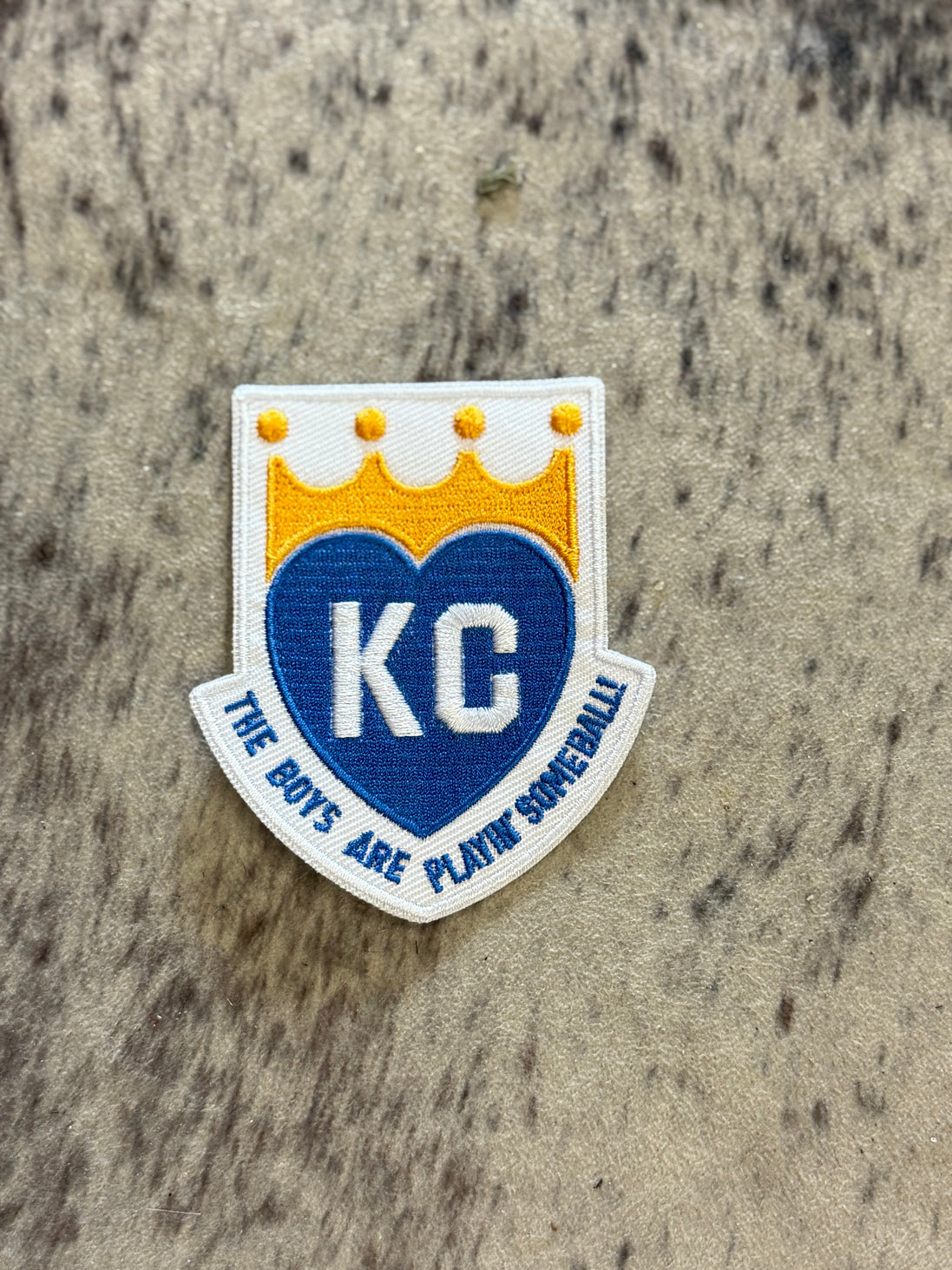 KC Royals Boys Playin Ball Patch