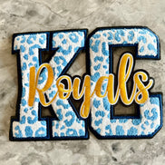 KC Royals Tee w/Chenille Patch