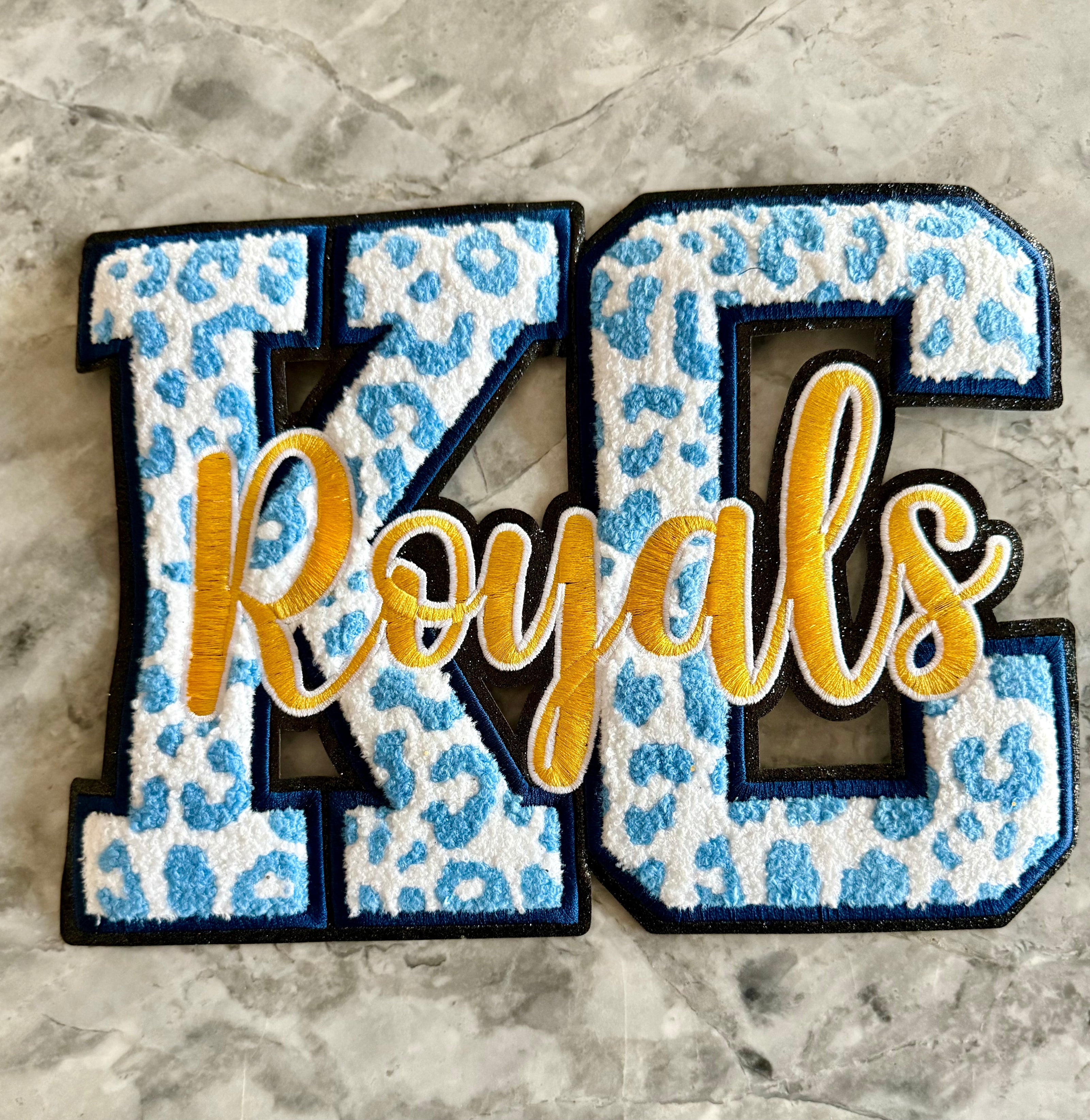 KC Royals Tee w/Chenille Patch