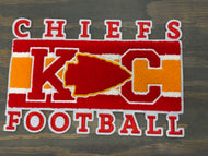 Chiefs Football Chenille X-Large Patch