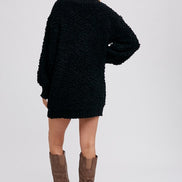 Fluffy Boucle Sweater Tunic