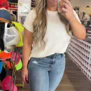 JUDY BLUE MidRise Release Hem Cropped Bootcut
