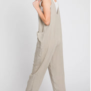 Front Pocketed Jumpsuit
