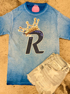 Crown R Royals Tee w/Sequin Patch