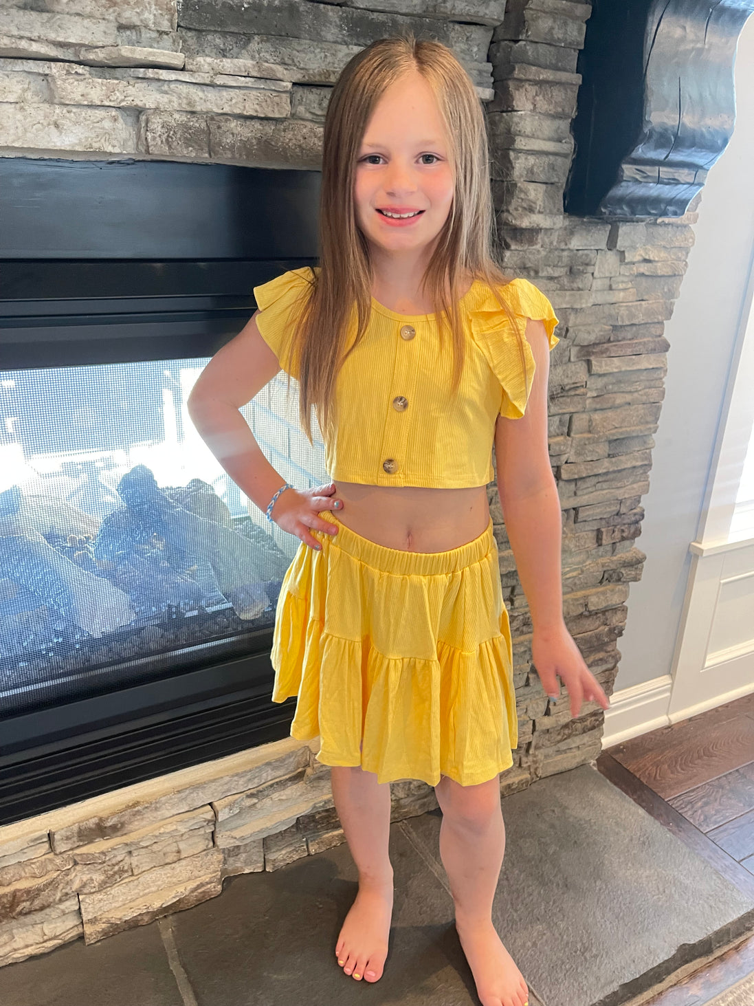 KIDS 2 Piece Skirt and Top Set