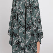 Overlap Front Split Thigh Pants (Slate)