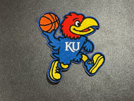 Jayhawks Basketball Pass Embroidered Small Patch
