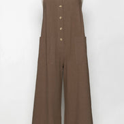Front Button Up Jumpsuit