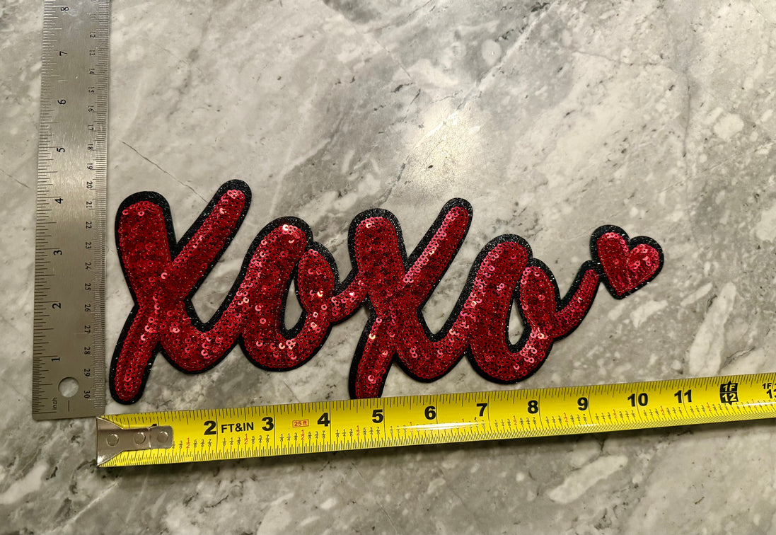 XOXO Sequin X-Large Patch (Valentine’s Collection)