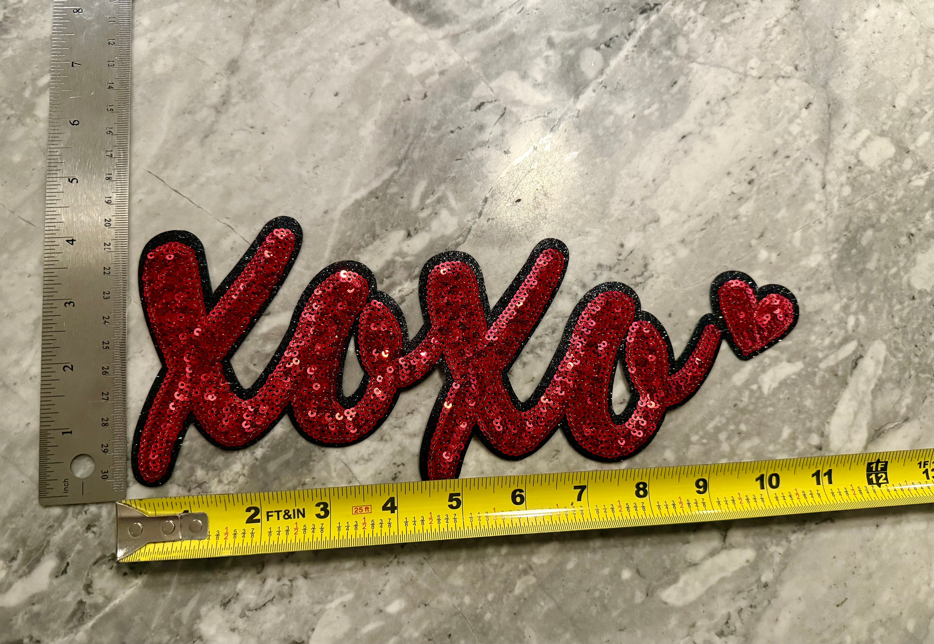 XOXO Sequin X-Large Patch (Valentine’s Collection)