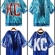 KC Sequin Shirt Dress