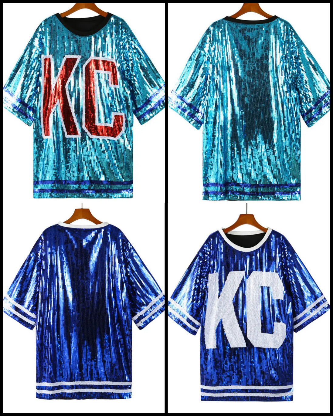 KC Sequin Shirt Dress