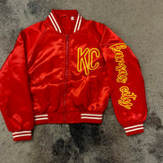 KIDS CHIEFS Satin Bomber Jacket