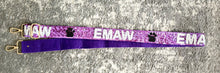 Load image into Gallery viewer, K-State EMAW Adjustable Sequin and Bead Purse Strap
