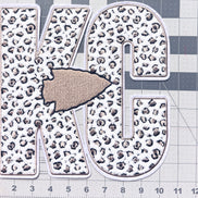 KC Leopard Chenille Patch Large