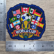 World Cup Flags Embroidered Patch (4 inch)