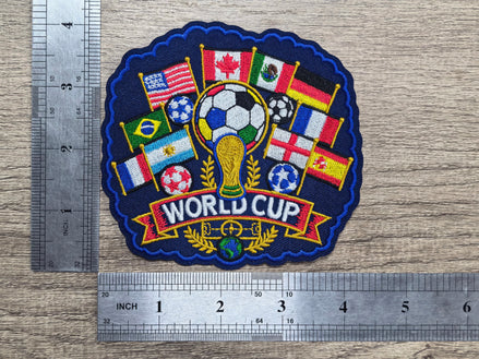 World Cup Flags Embroidered Patch (4 inch)