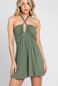 Halter Neck Romper