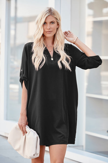 Shirt Dress With Pockets