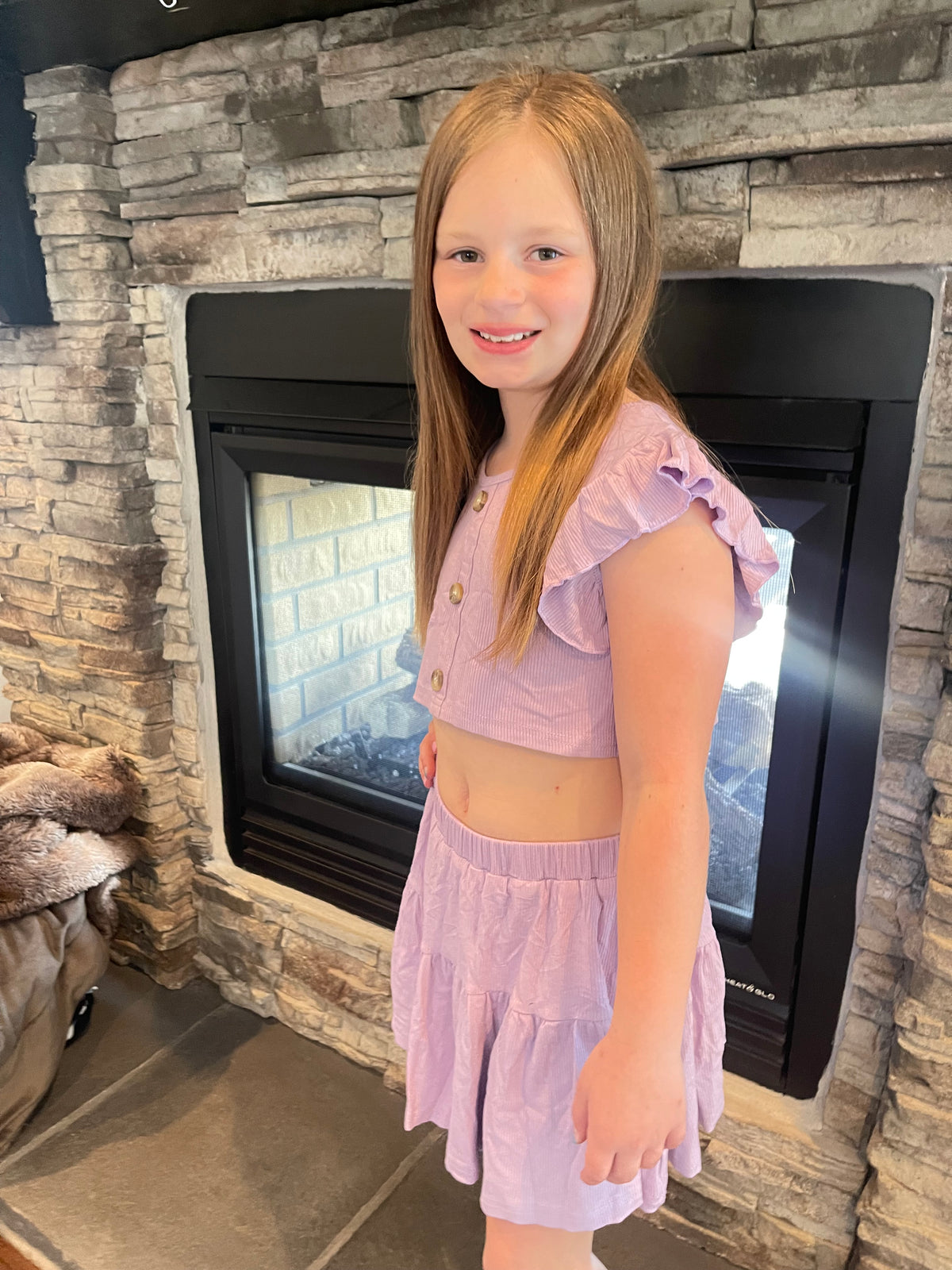 KIDS 2 Piece Skirt and Top Set
