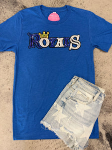 Royals Tee w/Sequin Patch