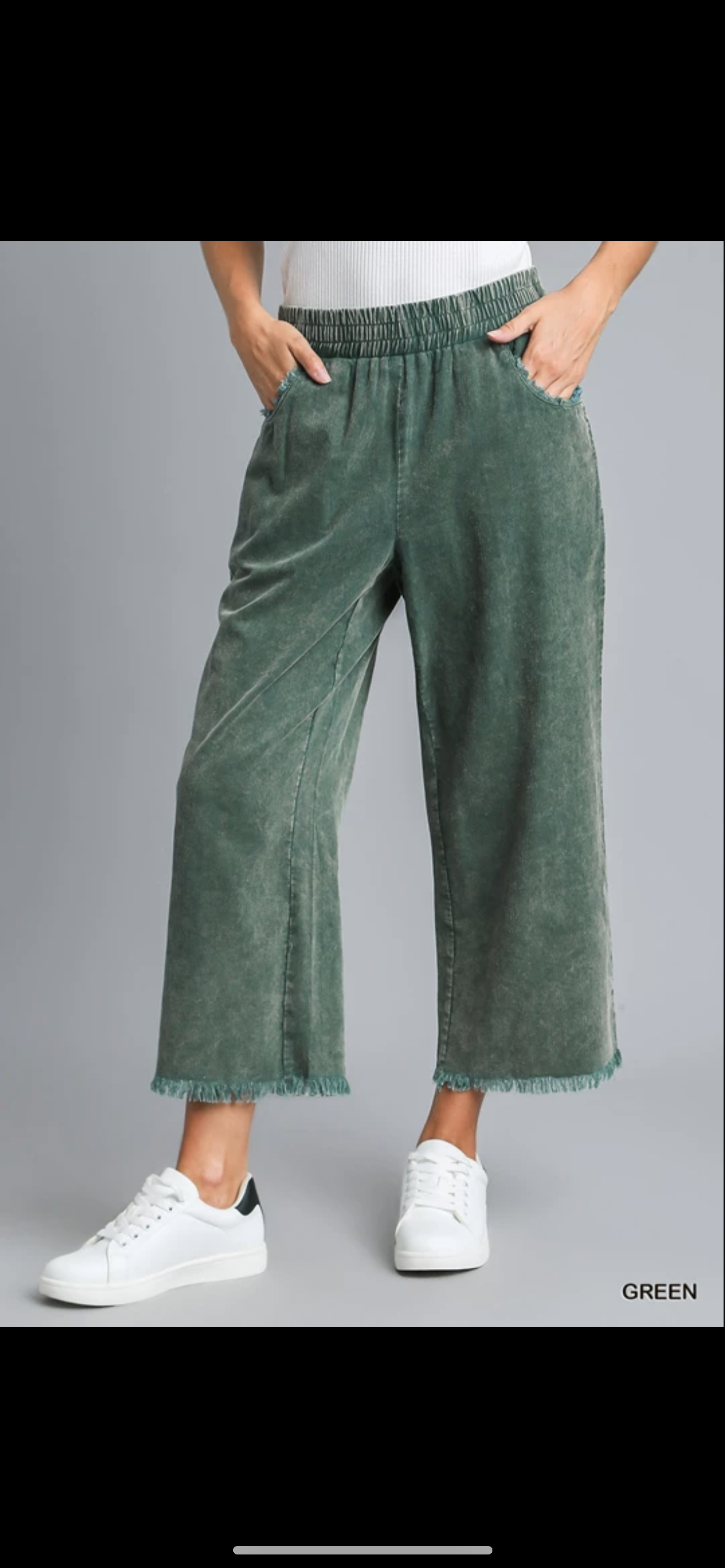 Wide Leg Corduroy Pants