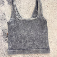 Reversible Neckline Cropped Tank