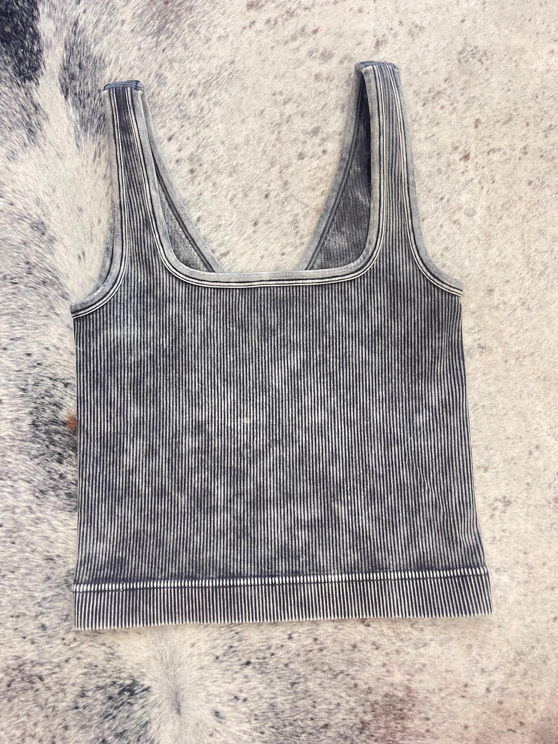 Reversible Neckline Cropped Tank