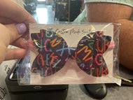 Faux Leather Bows
