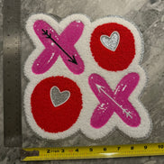 XOXO Sequin and Chenille X-Large Patch (Valentine’s Collection)