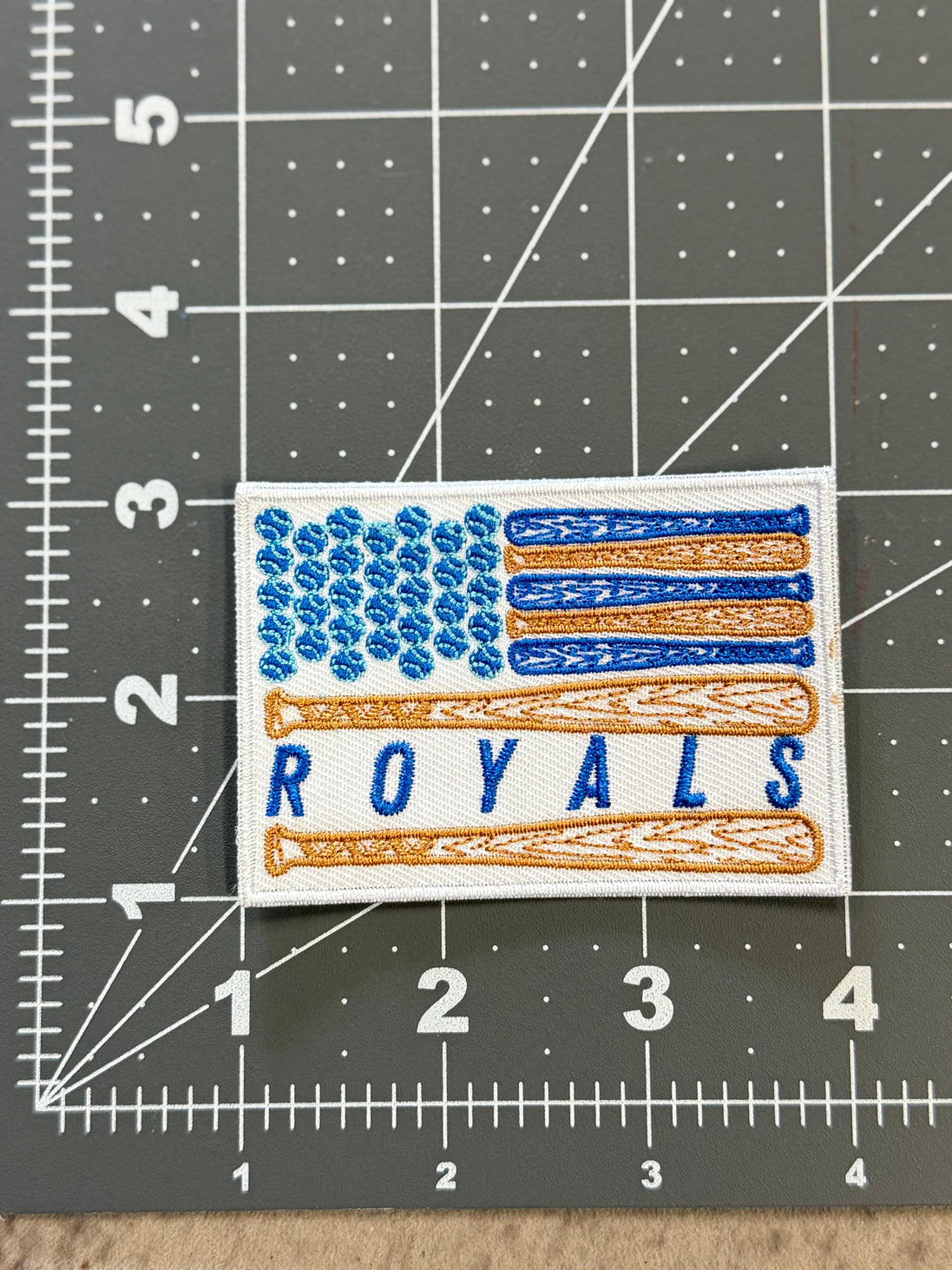 KC Royals Baseball Patch
