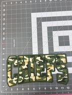 Camo Chiefs Chenille Large Patch