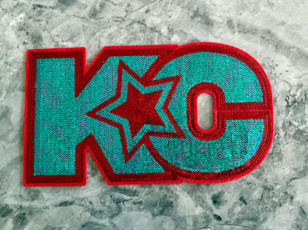 KC w/Star Current Sequin X-Large Patch