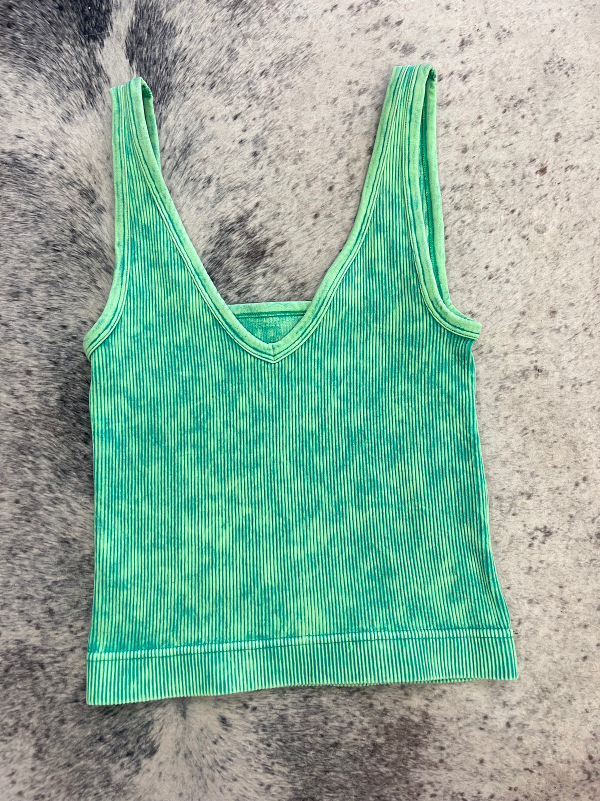 Reversible Neckline Cropped Tank