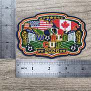 World Cup Soccer Field Embroidered Patch (4 inch)