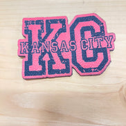 KC Leatherette Iron-On Patch